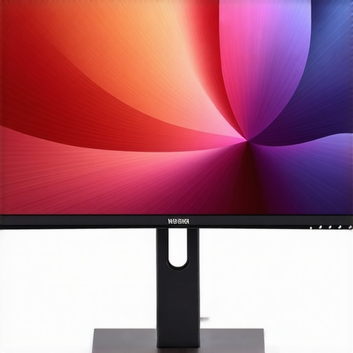 Close-up of a high-end 144Hz IPS monitor showcasing vivid colors and ergonomic design