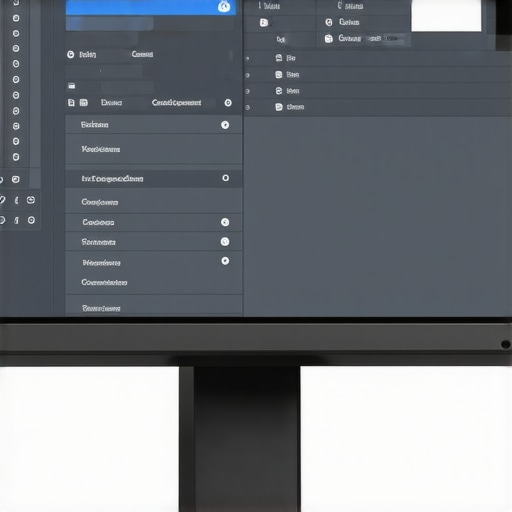 Person adjusting monitor settings on a high-resolution IPS display