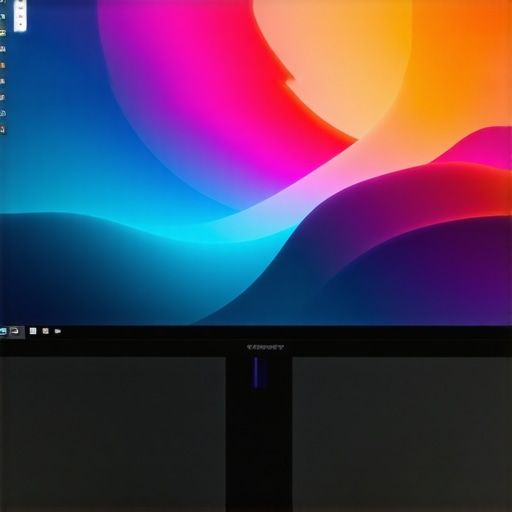 Close-up of a 27-inch IPS monitor showing vibrant colors and fast-paced gaming visuals