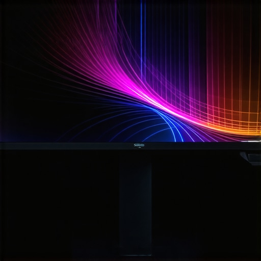 Close-up of a vibrant, high-performance IPS monitor showing gaming visuals