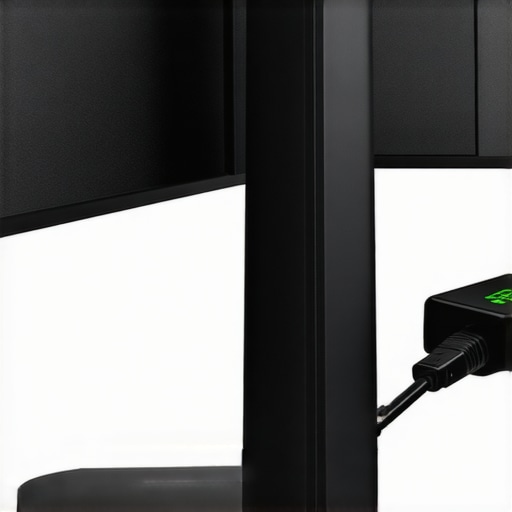 A close-up shot of a DisplayPort cable plugged into a gaming monitor with indicator lights showing stable connection.